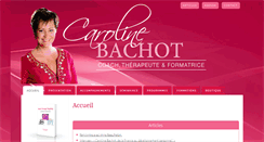 Desktop Screenshot of caroline-bachot.com